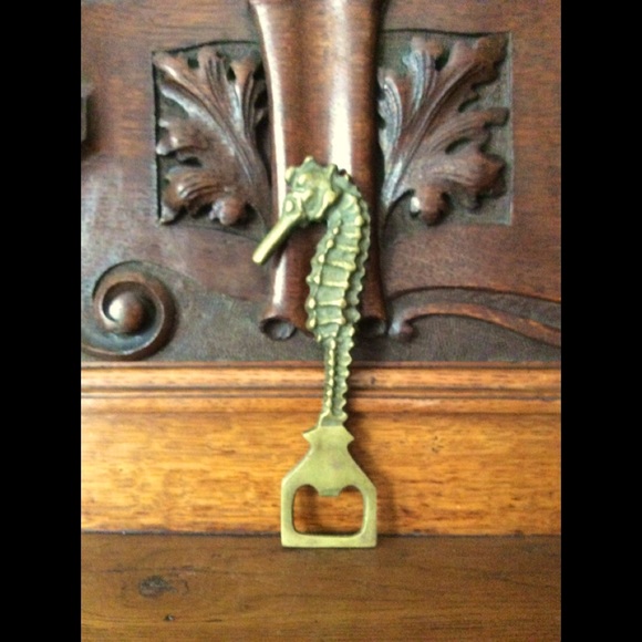 Other - Brass Seahorse Bottle Opener/ Paperweight.